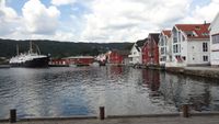 05 aan haven van Flekkefjord