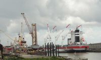 nederlandse schepen in de haven van New Orleans